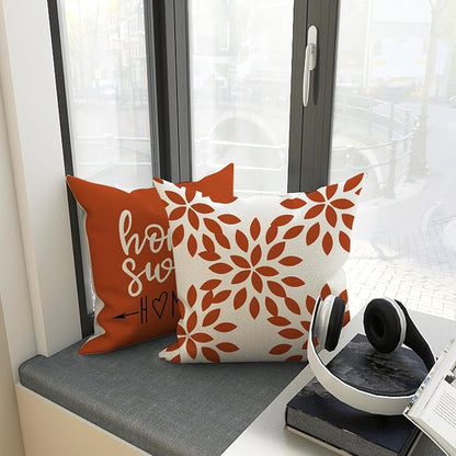 YCOLL Fall Pillow Covers 20x20 Set of 4, Modern Sofa Throw Pillow Cover - Image 3