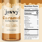 Javvy Coffee Syrup - Zero Sugar, Zero Calorie, Coffee Flavoring Syrup, Coffee Bar Accessories - Great for Flavoring All Types of Drinks – Caramel