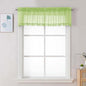 Chyhomenyc Sheer Valances for Windows, Light Filtering Small Window Curtains by Chyhomenyc