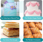 Manual Dough Sheeter Machine - Sfogliafacile NSF Manual Pasta Maker Machine for Icing, Marzipan and Puff Pastry | Easy Install Dough Sheeter Machine for Home or Small Commercial Kitchens