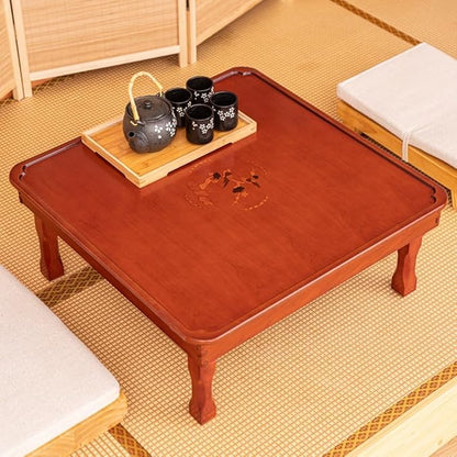 Coffee Tables for Living Room, Square folding tea coffee table, household kang - Image 2