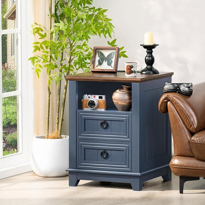 Joaxswe 18" Farmhouse Night Stands Set of 2 - Image 8
