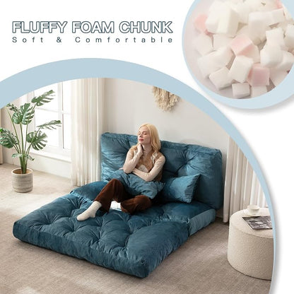 Folding Sofa Bed, Convertible Sleeper Chair - Image 4