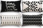 YCOLL Lumbar Pillow Covers 12x20 Set of 4, Modern Sofa Throw Pillow Cover by PillowCoversExpert