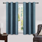 MIULEE 100% Blackout Linen Curtains by MIULEE