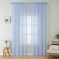 Sheer Curtains 90 inches Long 2 Panels Set by OWENIE