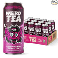 Drink Weird Organic Passion Fruit Black Tea – 16oz Cans, 160mg Organic Caffeine, Pack of 12 – Smooth & Energizing Energy Drink Alternative