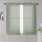 Sheer Curtains Sage Green, Light Filtering by OWENIE