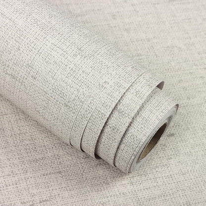 Grasscloth Peel and Stick Wallpaper Beige and Gray Contact Paper 15.7inch x by lenify