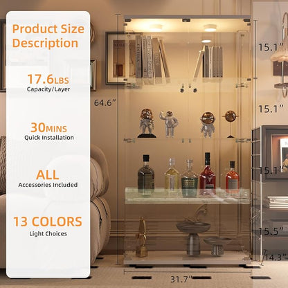 FANYUSHOW Glass Display Cabinet - Image 5