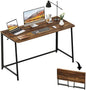 WOHOMO Folding Desk, 47.2" Foldable Computer Desk by WOHOMO