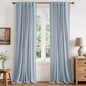 MIULEE 100% Blackout Linen Curtains by MIULEE