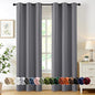 MIULEE Blackout Curtains for Bedroom 2 Panels 40 x 72 Inch Long Light Gray | by MIULEE