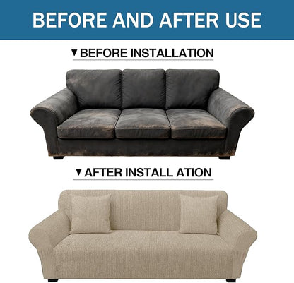 Sofa Slipcover with 2 Pillow Cover - Image 8