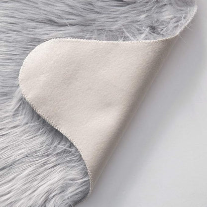 MIULEE Fluffy Area Rug 3x5 ft Faux Fur Sheepskin Rug - Image 5