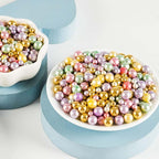 Kasvan Pastel Pearl Sugar sprinkles - Edible Candy Pearls 130g/4.58 Oz, Mix Size Cake Candy, Decorate Cakes, Cookies, Ice Cream (Pastel)