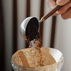 Coffee Spoon - Vintage Walnut Wood Handle, Stainless Steel Coffee Scoop ，Stainless Steel Tea Scoopand Seasoning Spoons (1, Rose Gold, 5g Capacity)