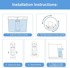 Water Filter for Breville Barista Touch Espresso Machine BES880, Barista Pro BES878, Oracle Touch BES990, Oracle BES980 & Dual Boiler BES920 Bambino ClaroSwiss Sage, BES008WHT0NUC1 (6 Pcs)