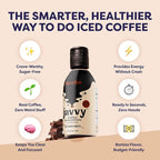 Javvy Coffee Concentrate - Cold Brew Coffee, Perfect for Hot or Iced Instant Coffees, Hot Drinks, Cold Brew Concentrate, 35 Servings - Mocha