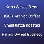 River Moon Coffee, Kona Coffee Whole Bean, Medium Roast, 5 lbs, Kona Waves Hawaiian Blend, Sustainably Farmed, 100% Arabica