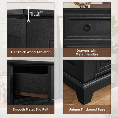 Joaxswe Farmhouse 4 Drawer Dresser - Image 8