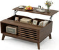 Lift Top Coffee Table with Storage 35 in, Mid Century Modern Living Room Table by Noeko