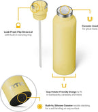 RTIC 20oz Journey Bottle Metal Stainless Steel Vacuum Insulated, BPA Free, Reusable, for Water, Hot and Cold Drinks, Travel, Sports, Camping, Sunlight