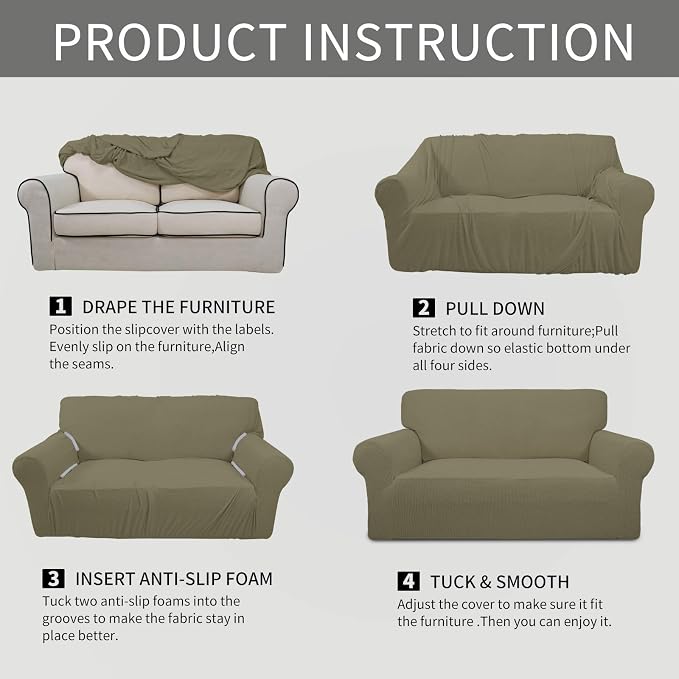 Easy-Going Stretch Couch Covers - Image 5