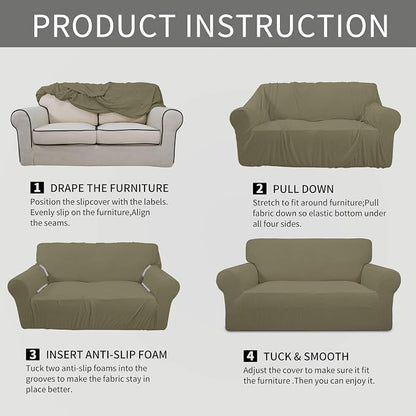 Easy-Going Stretch Couch Covers - Image 5