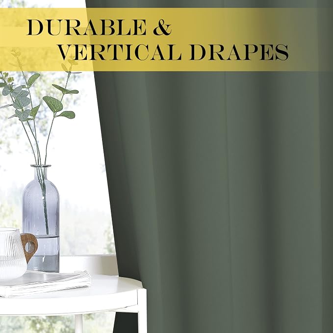NICETOWN Blackout Curtain for Bedroom 72 inches Long - Image 5