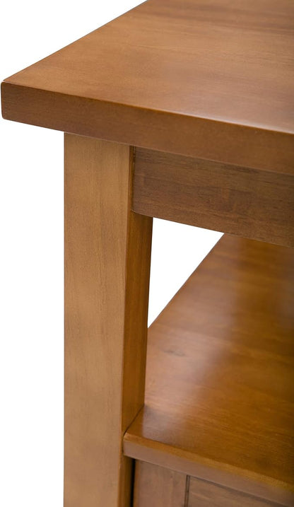 SIMPLIHOME Warm Shaker Solid Wood 20 inch Wide Transitional-Style End Tables in - Image 6