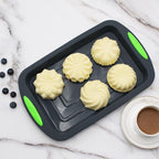 To encounter 41 Pieces Silicone Baking Pan Set, Silicone Cake Molds, Baking Sheet, Donut Pan, Muffin Pan with 36 Pack Baking Cups, Dishwasher Safe