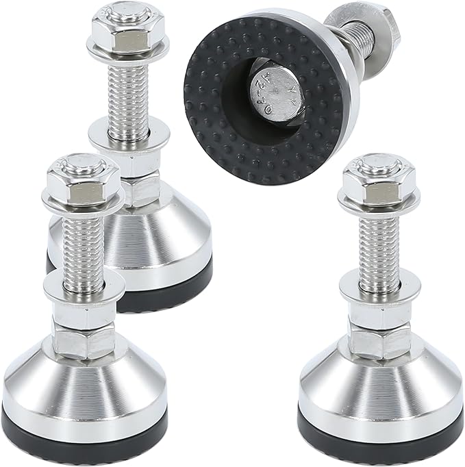Heavy Duty 2000 lb Capacity Stainless Steel Adjustable Leveling Feet by TERMATH