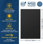 Oven Liners for Bottom of Oven - Large Heavy Duty Oven Protector Mat, Non-Stick Oven Electric Gas Liner Floor Protector Liner, Reusable Heat Resistant Stovetop Air Fryer Grill Baking Mat