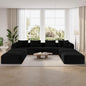 Novilla 141" Modular Sectional Sofa, Modern Cloud Sectional Couch by Novilla