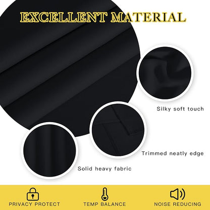 NICETOWN Black Out Blinds for Sliding Doors - Image 3