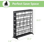 FlagShip 6-Tier Coffee Pod Holder for K Cup - 42 Capsule Max Capacity Metal Rack, Ultra-Efficient Corner Storage Space Saving Design