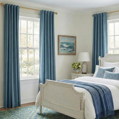 INOVADAY 100% Blackout Linen Curtains - Image 6