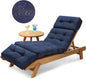 Outdoor Chaise Lounge Chair Cushion 74.2 x 22 x 4.7 Inches Thickened 100% by Unknown