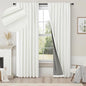 Black Out Curtains 72 Inch Long 2 Panel Burg Lightweight Faux Linen Cute by Pitalk