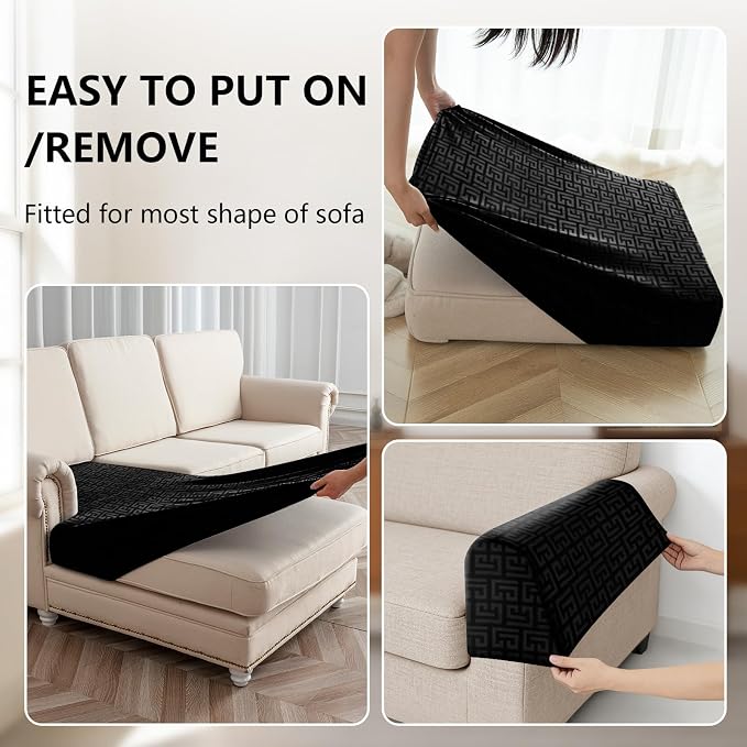 UNBBRRL Stretch Couch Backrest Cushion Cover - Image 4