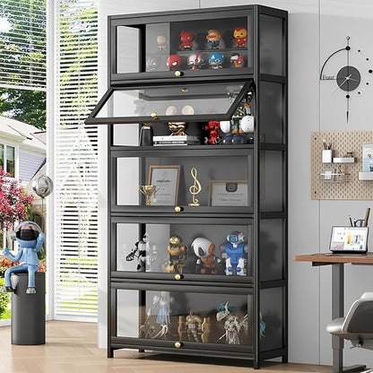 Display Cabinet with Acrylic Door, 5-Tier Curio Display Cabinet, Display Case - Image 7