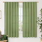 Light Filtering Linen Curtains 63 inches Long by LAMIT