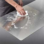 Stainless Steel Cutting Boards for Kitchen,Baking Board,Pastry Board,kneading Panel - Suitable for Cutting Vegetables, Fruits, Meat,bread - Easy To Clean and Store (60x40cm/23.6x15.7in)