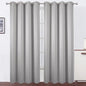 Blackout Curtains 52 x 84 inch/Light Grey Curtains Set of 2 Panels/Thermal by Lemomo