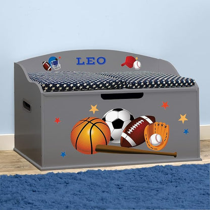 DIBSIES Personalized Creative Wonders Toy Box, 30 x 19.25 x 18 inches, by DIBSIES