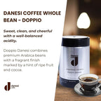 Danesi Caffe Italian Whole Coffee Beans - Espresso Coffee Beans and Medium Roast Whole Bean - Perfect for Espresso Machines, French Press, and Home Brewing - Doppio (8.75 lb) (Pack of 2)