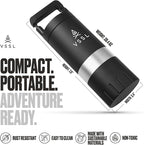 Java G45 Manual Coffee Grinder | Coffee for Camping | Bean Grinder | Travel Pour Over | Stainless Steel Conical Burr | ~ 45 Gram Capacity | Extendable Grind Handle | 50 Grind Settings | Black