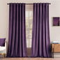 MIULEE Purple Velvet Curtains 52x96 inches Luxury Blackout Curtains | Thermal by MIULEE