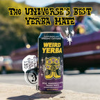 Drink Weird Organic Acai Pomegranate Yerba Mate – 16oz Cans, 160mg Organic Caffeine, Pack of 12 – Antioxidant-Rich Energy Drink Alternative